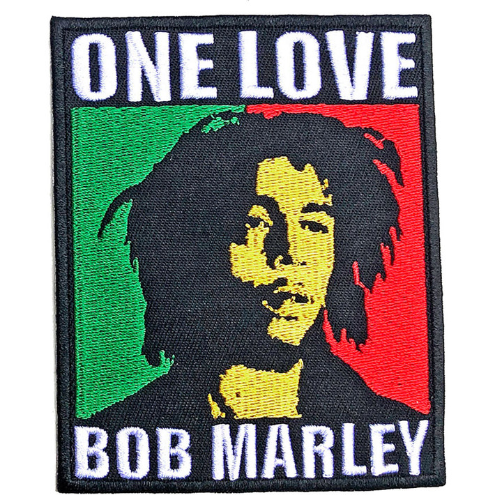 Bob Marley 'One Love' (Iron On) Patch