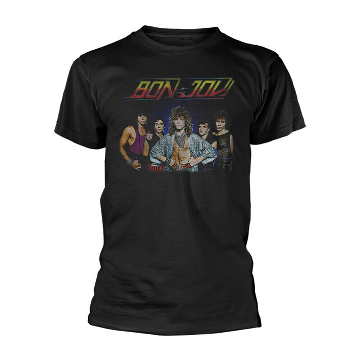 Bon Jovi 'Tour '84' (Black) T-Shirt