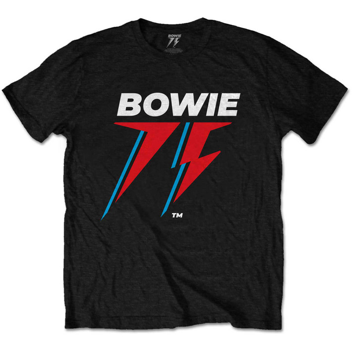 David Bowie '75th Logo' (Black) T-Shirt