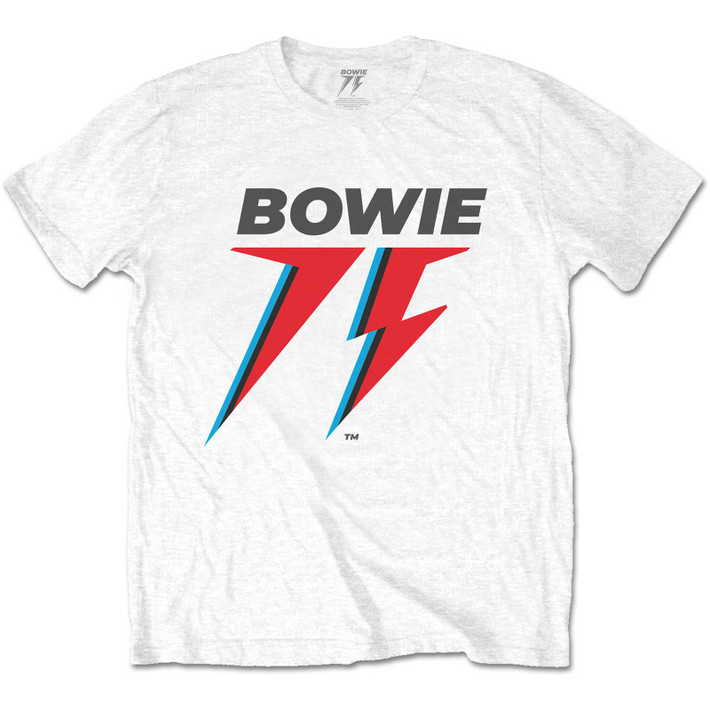 David Bowie '75th Logo' (White) T-Shirt