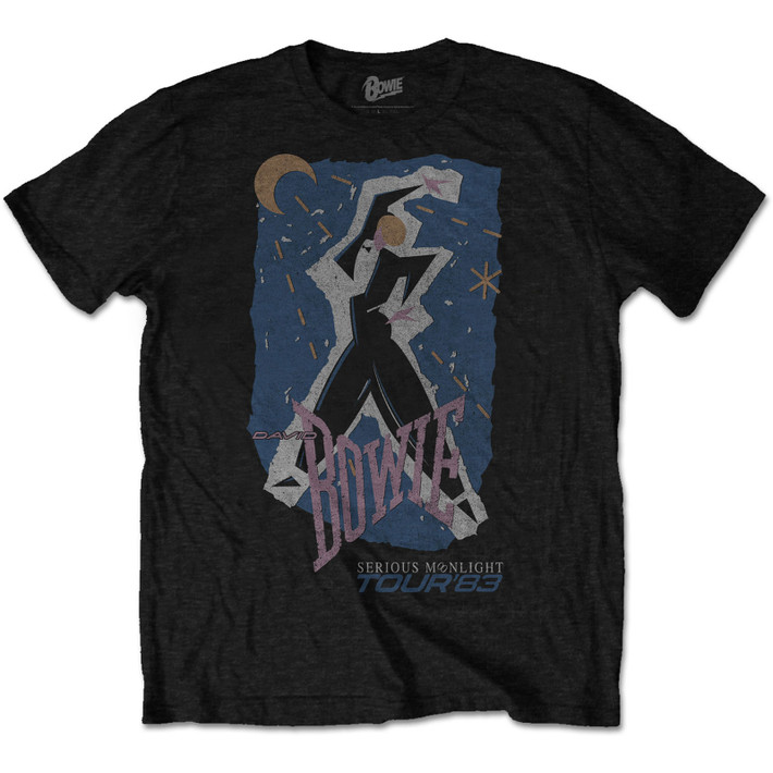 David Bowie '83' Tour' (Black) T-Shirt