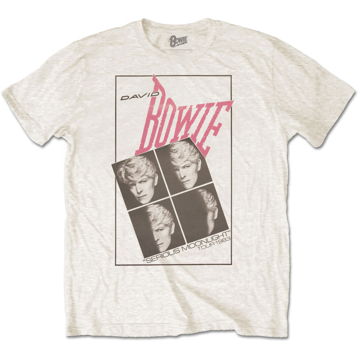 David Bowie 'Serious Moonlight' (Off White) T-Shirt