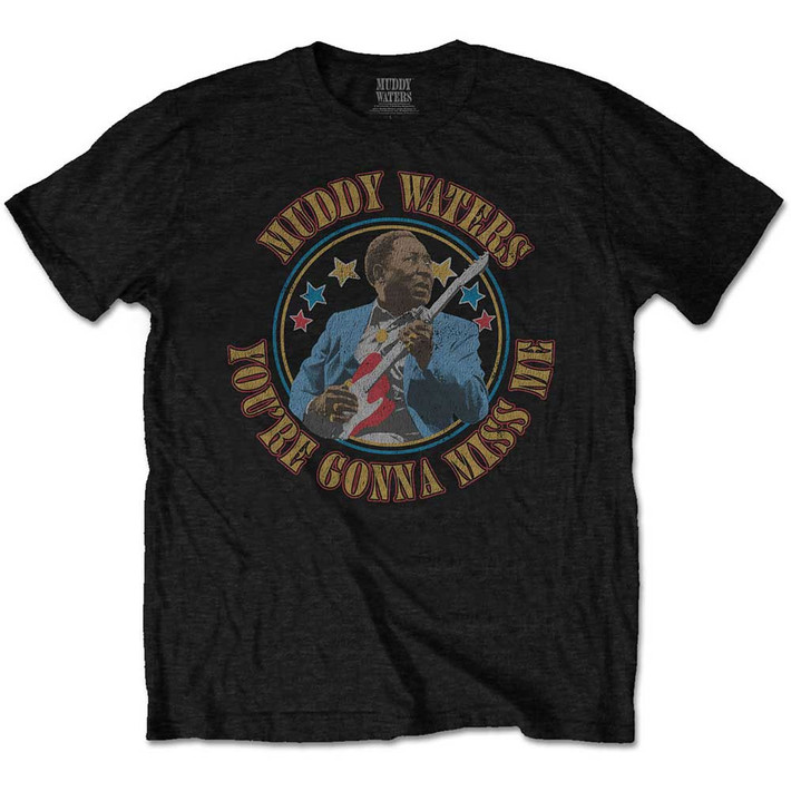 Muddy Waters 'Gonna Miss Me' (Black) T-Shirt