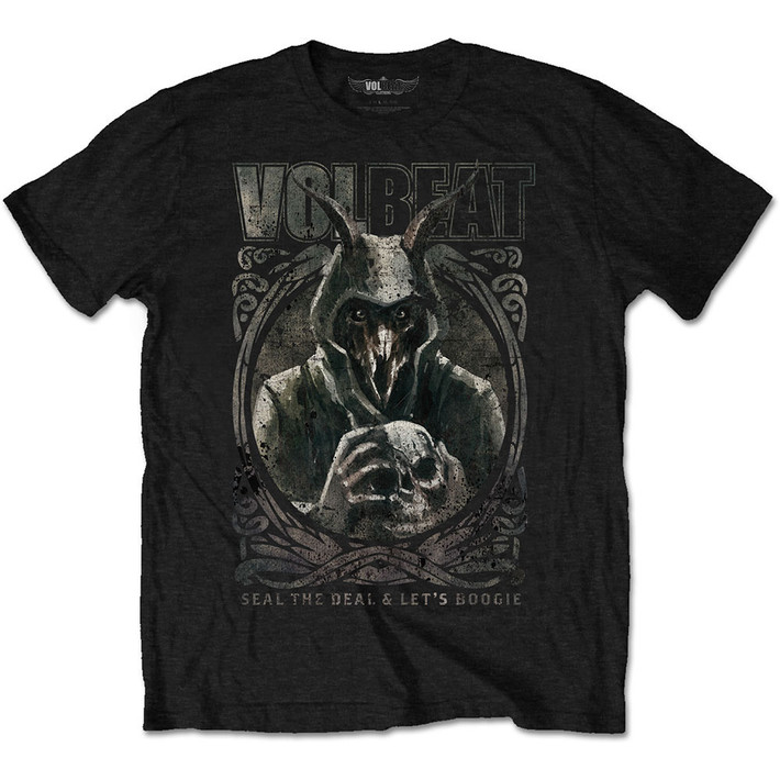Volbeat 'Goat with Skull' (Black) T-Shirt