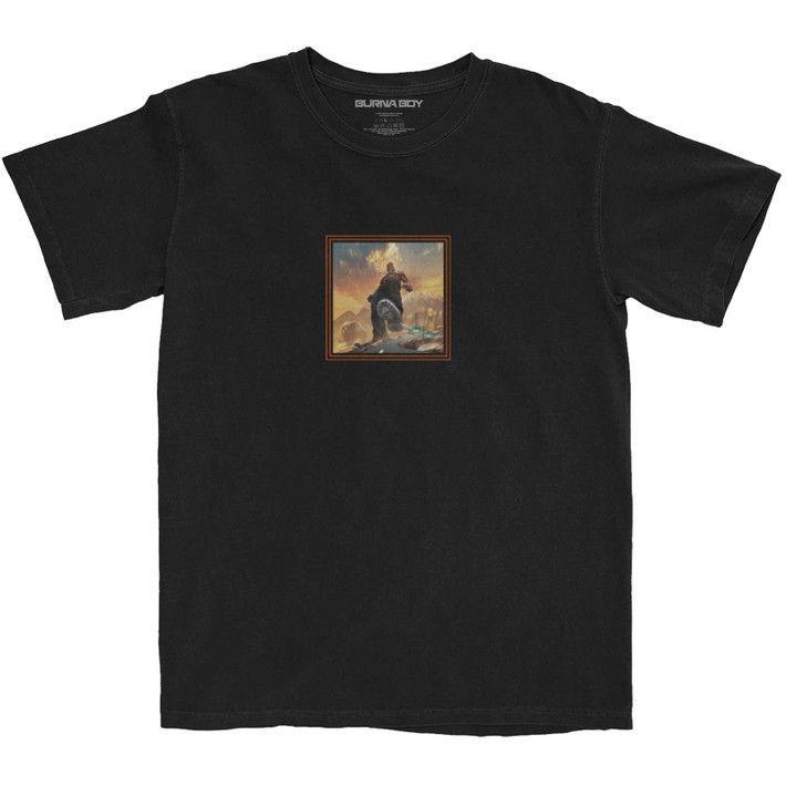 Burna Boy 'Album Tracks' (Black) T-Shirt