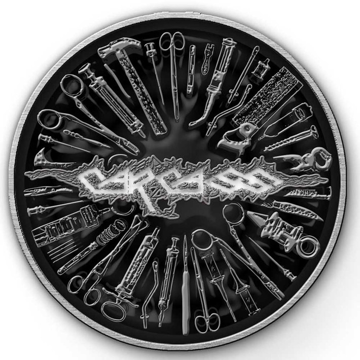 Carcass 'Tools' Pin Badge