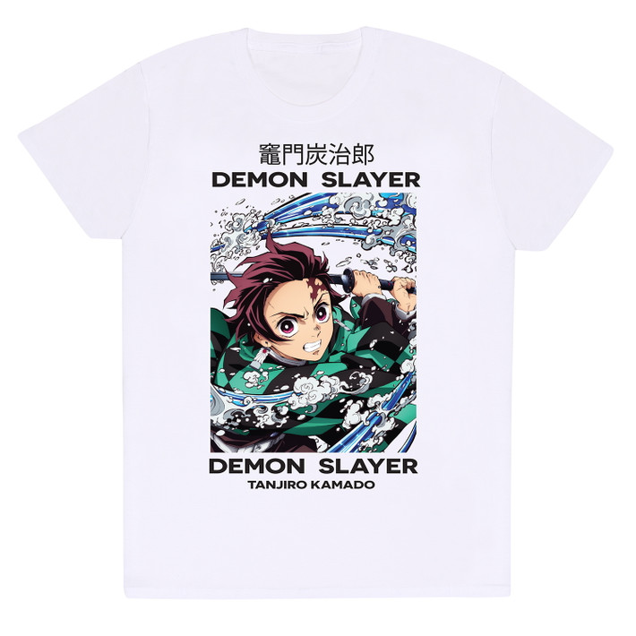 Demon Slayer 'Whirlpool' (White) T-Shirt