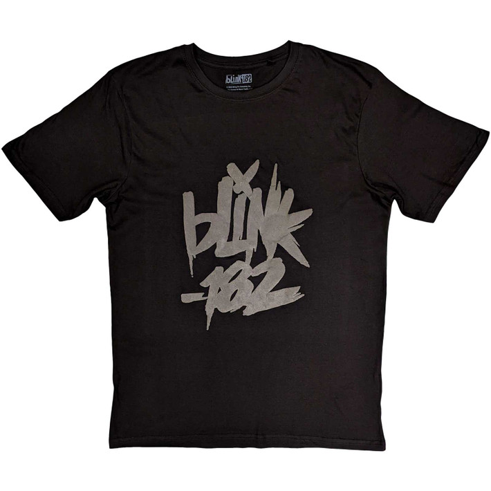 Blink 182 'Neon Logo' (Black) Hi-Build T-Shirt