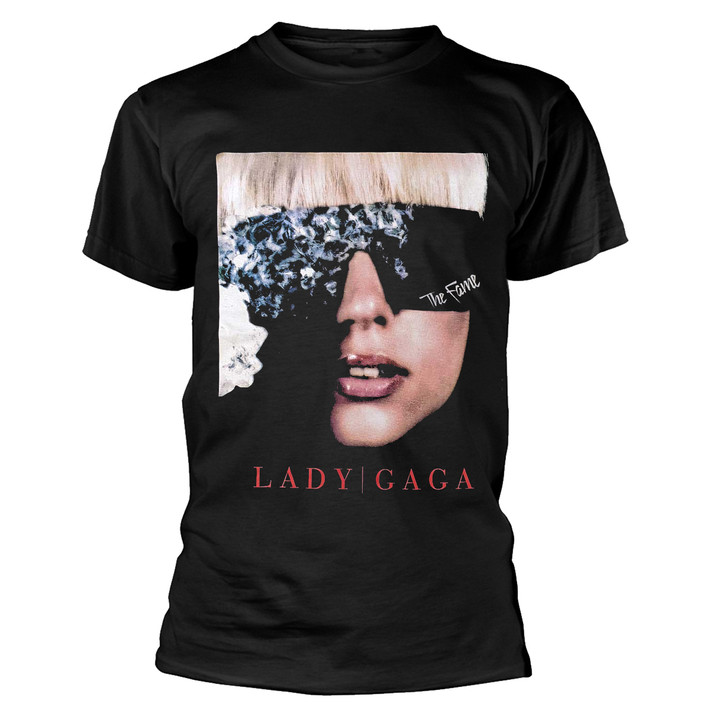 Lady Gaga 'The Fame Photo' (Black) T-Shirt