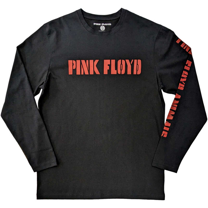 Pink Floyd 'Animals B&W' (Black) Long Sleeve Shirt