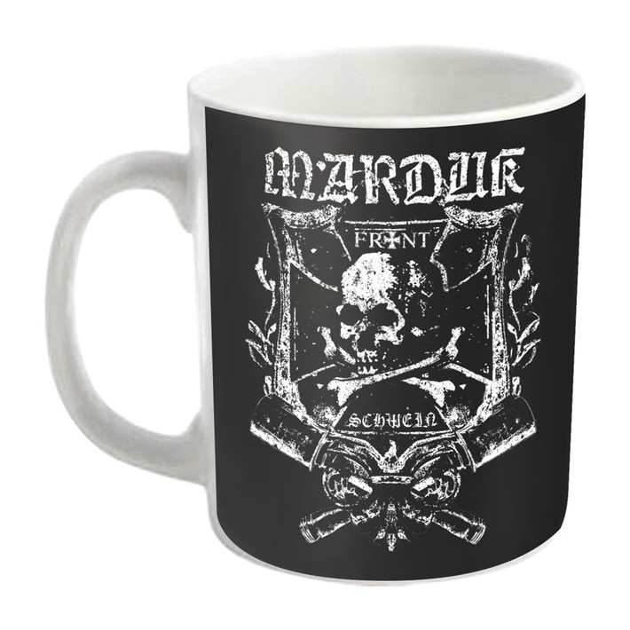 Marduk 'Frontschwein' (White) Mug Front