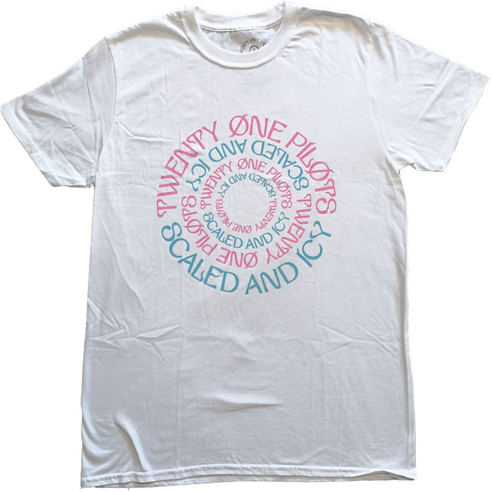 Twenty One Pilots 'Circular' (White) T-Shirt