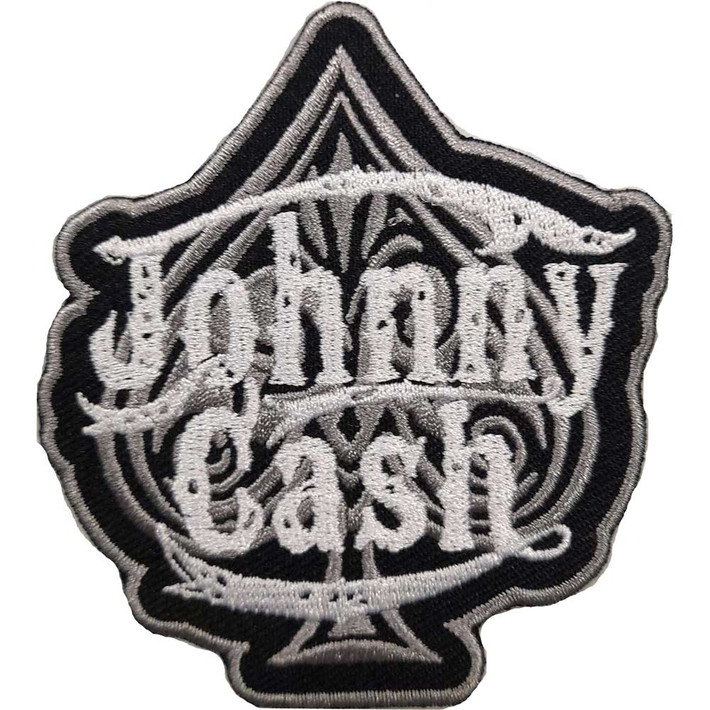 Johnny Cash 'Spade' (Iron On) Patch