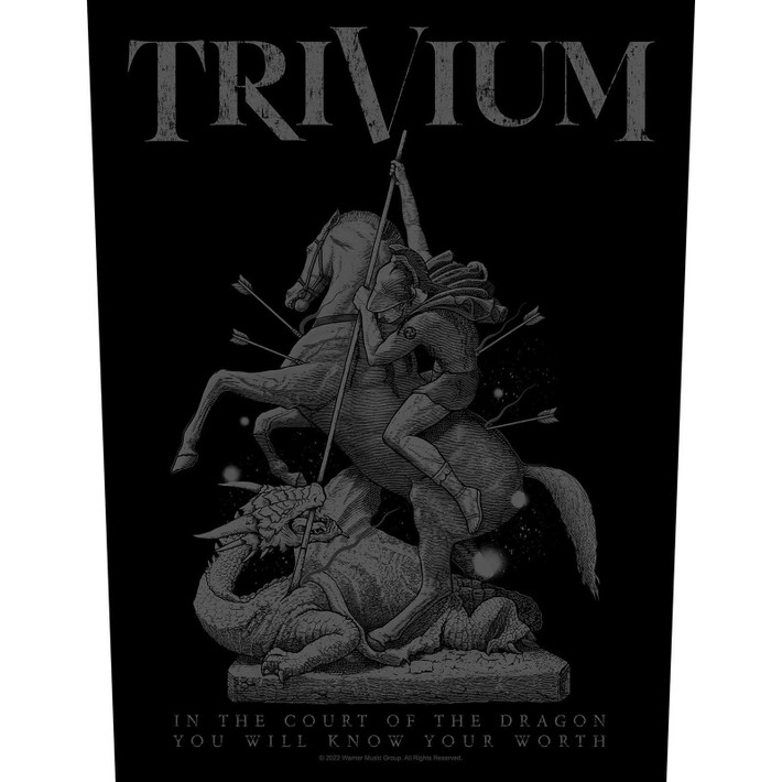 Trivium 'In The Court Of The Dragon' Back Patch