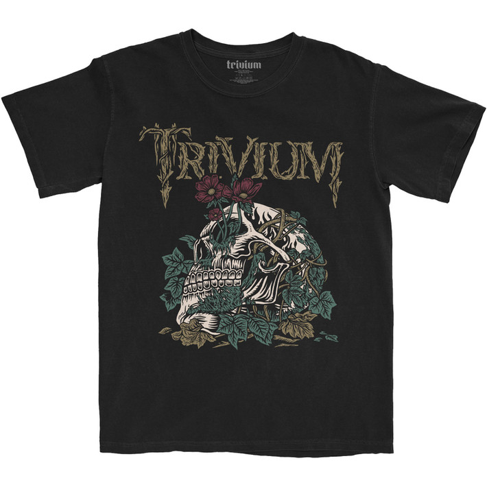 Trivium 'Skelly Flower' (Black) T-Shirt