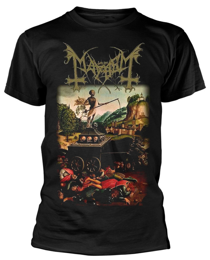 Mayhem 'River Of Blood' (Black) T-Shirt Front