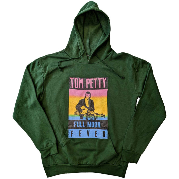 Tom Petty & The Heartbreakers 'Full Moon Fever' (Green) Pull Over Hoodie