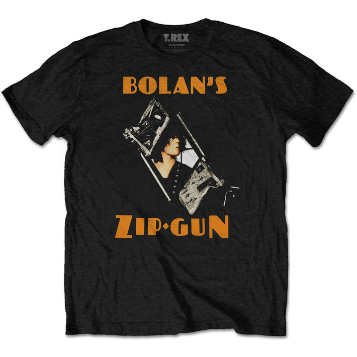 T. Rex 'Zip Gun' (Black) T-Shirt