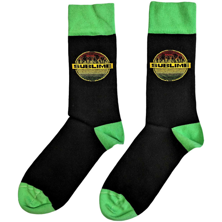 Sublime 'Circle Logo' (Black) Socks (One Size = UK 7-11)