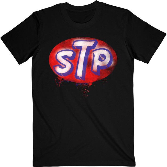 Stone Temple Pilots 'Red Logo' (Black) T-Shirt