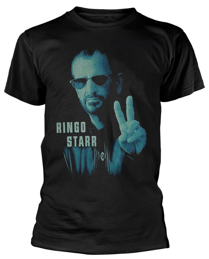 Ringo Starr 'Colour Peace' (Black) T-Shirt