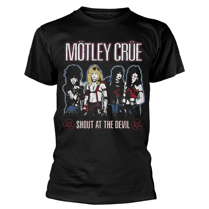 Motley Crue 'Shout at the Devil' (Black) T-Shirt