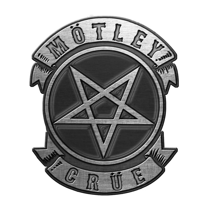 Motley Crue 'Pentagram' Pin Badge