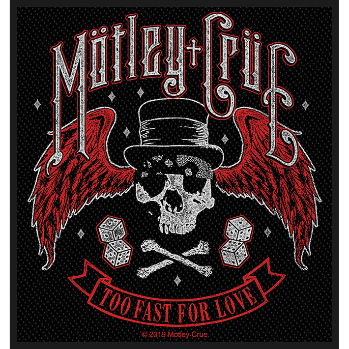 Motley Crue 'Too Fast For Love' Patch