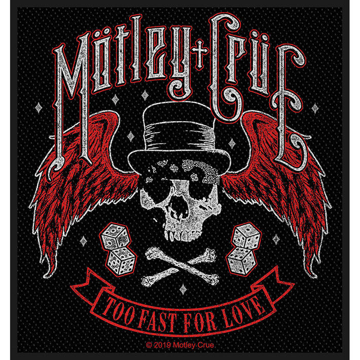 Motley Crue 'Too Fast For Love' Patch