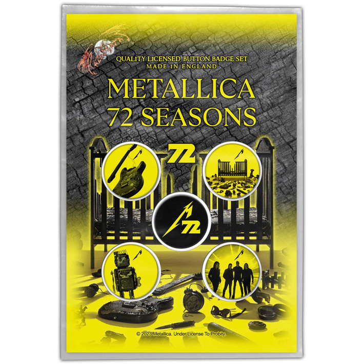 Metallica '72 Seasons' Button Badge Pack