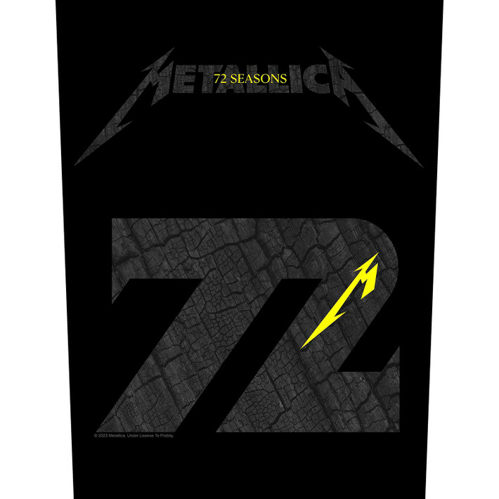 Metallica 'Charred M72' Back Patch