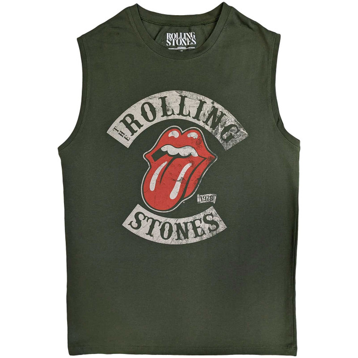 The Rolling Stones 'Tour 78 Limited Edition' (Green) Tank Vest