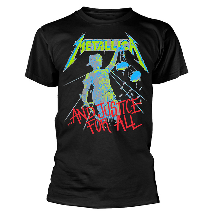 Metallica 'And Justice For All (Original) BP' (Black) T-Shirt