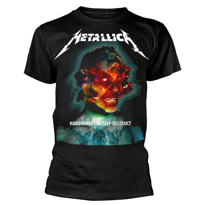 Metallica 'Hardwired Album Cover' (Black) T-Shirt