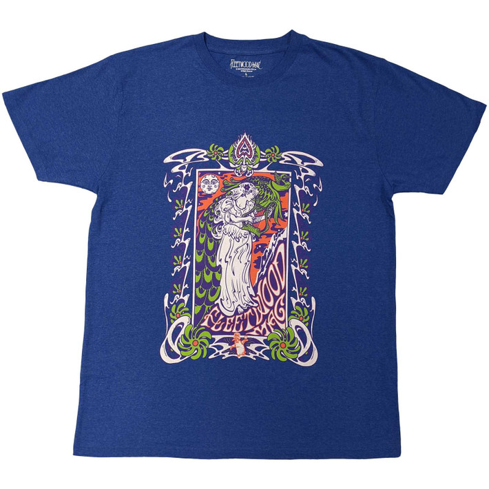 Fleetwood Mac 'Lady Lyre' (Blue) T-Shirt