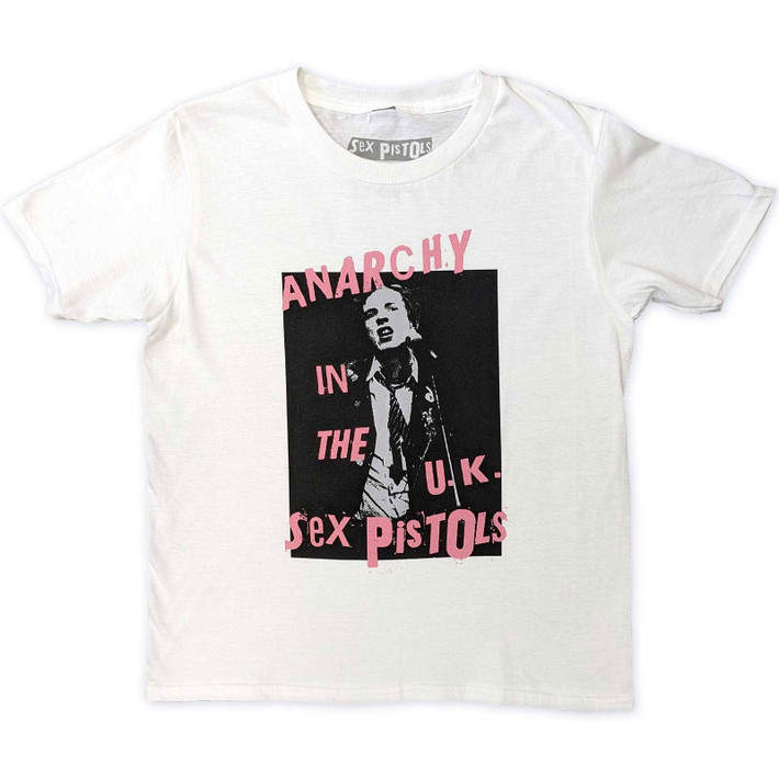 Sex Pistols 'Anarchy In The UK' (White) Kids T-Shirt Ã‚Â¦ Eyesore