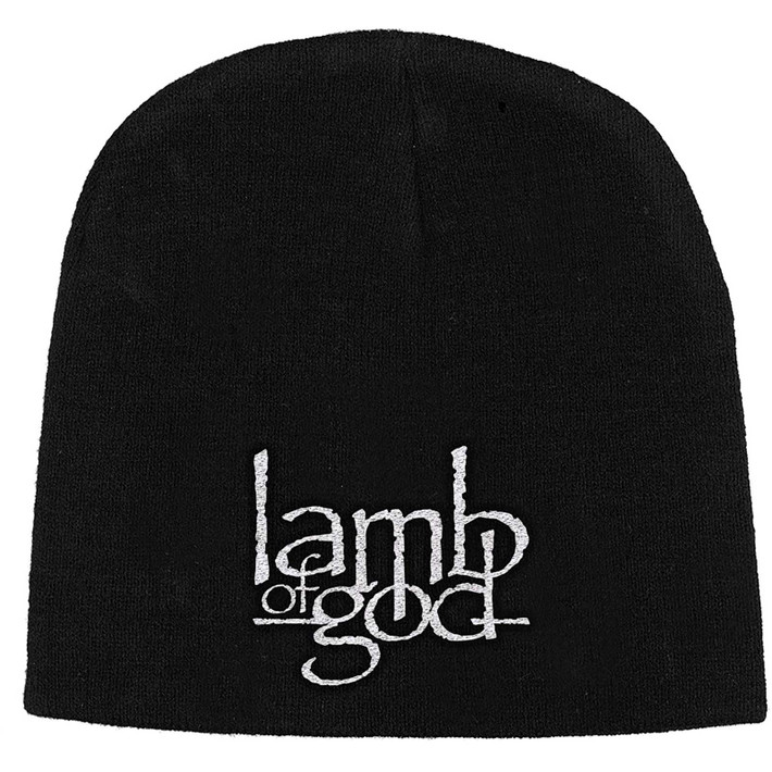 Lamb Of God 'Logo Acrylic' (Black) Beanie Hat
