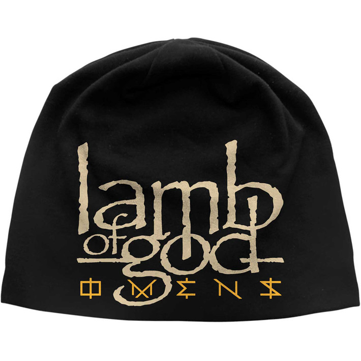 Lamb Of God 'Omens' (Black) Beanie Hat