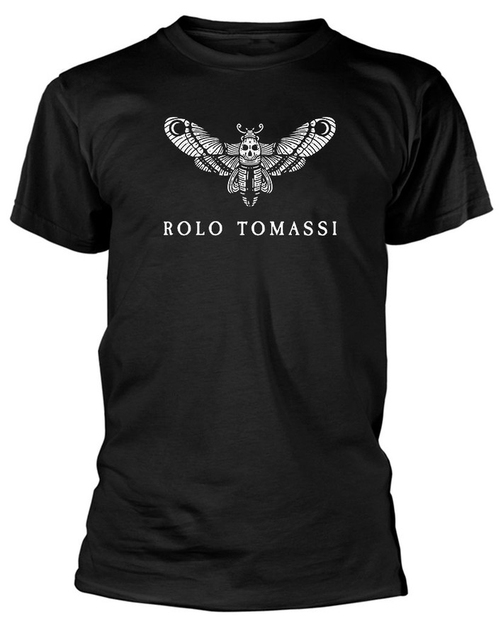 Rolo Tomassi 'Moth Logo' (Black) T-Shirt