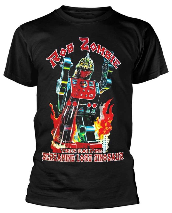 Rob Zombie 'Lord Dinosaur' (Black) T-Shirt