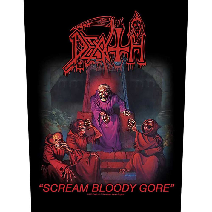 Death 'Scream Bloody Gore' Back Patch