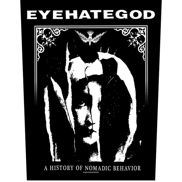 Eyehategod 'A History Of Nomadic Behavior' (Black) Back Patch