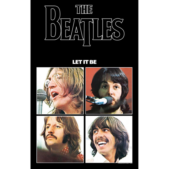 The Beatles 'Let It Be' Textile Poster