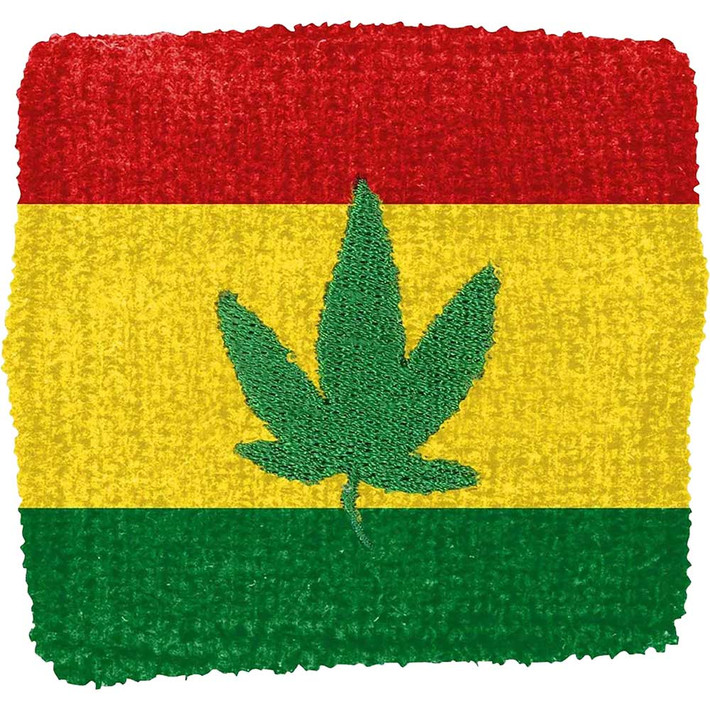 Rasta Leaf (Multicoloured) Wristband