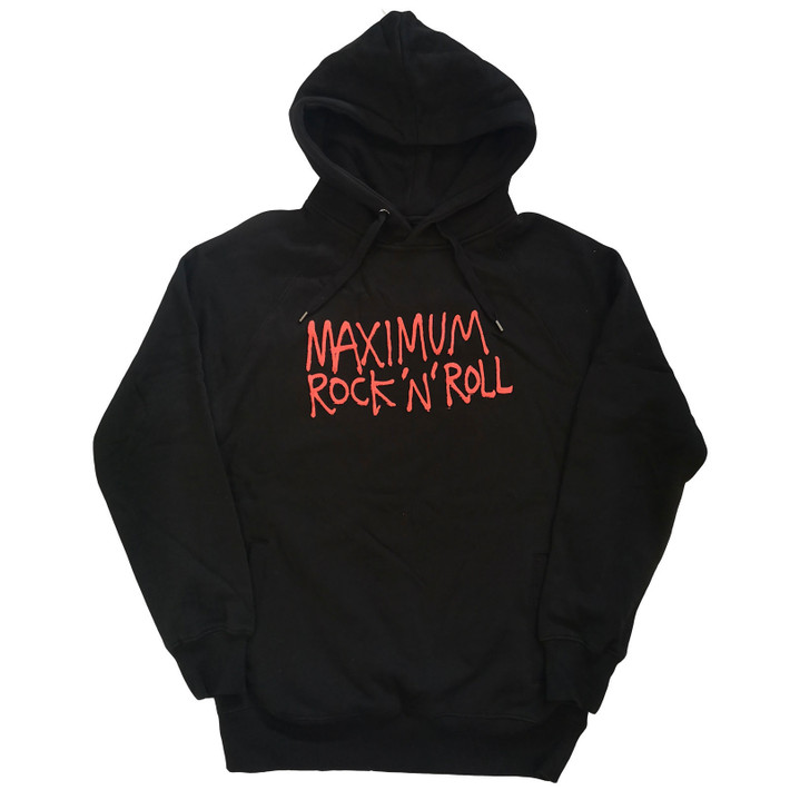 Primal Scream 'Maximum RnR Ex-Tour' (Black) Pull Over Hoodie Front