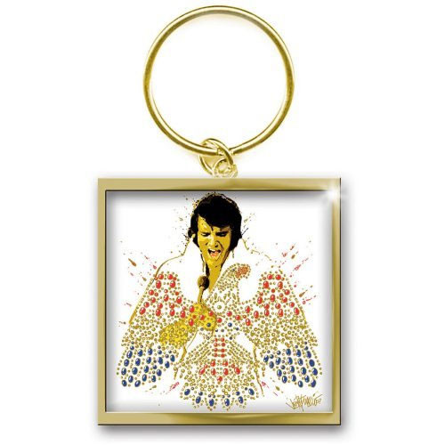 Elvis Presley 'American Eagle' (Photo Print) Keyring