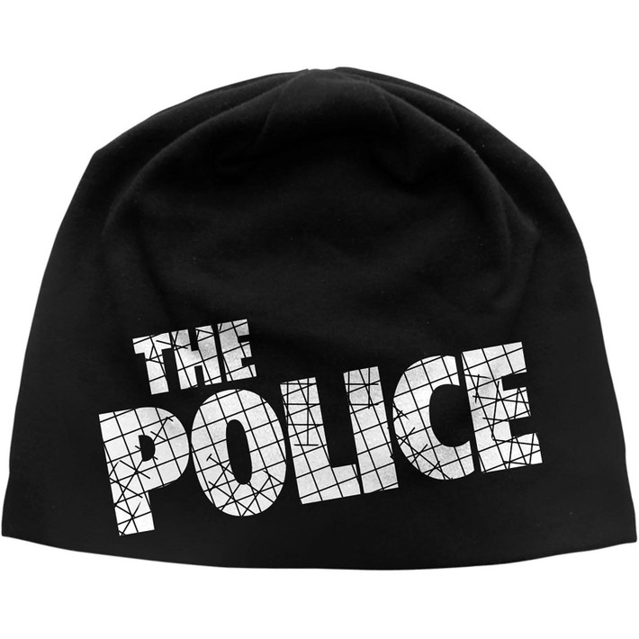 The Police 'Logo' (Black) Beanie Hat