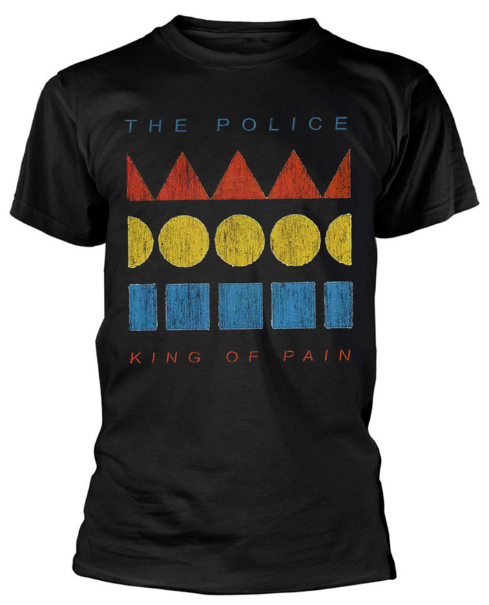 The Police 'Kings of Pain' (Black) T-Shirt