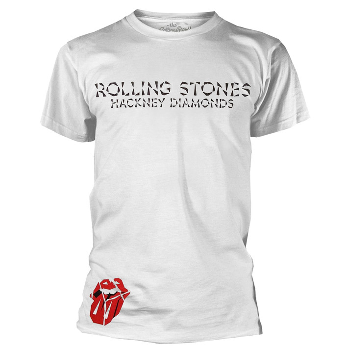 The Rolling Stones 'Hackney Diamonds Lick' (White) T-Shirt