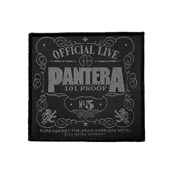 Pantera '101% Proof' Patch